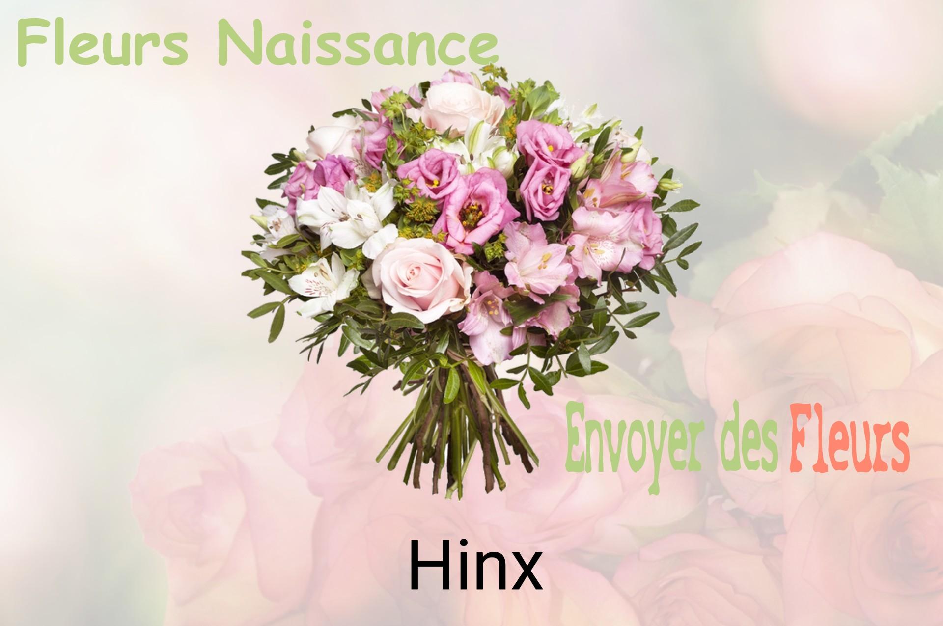Bouquet de fleurs de naissance livré à Hinx